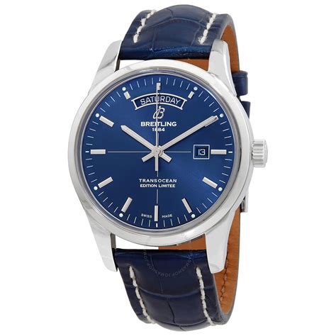 breitling day date month|breitling transocean day date blue.